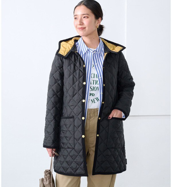 別注】＜Traditional Weatherwear＞ARKLEY フード キルティング コート