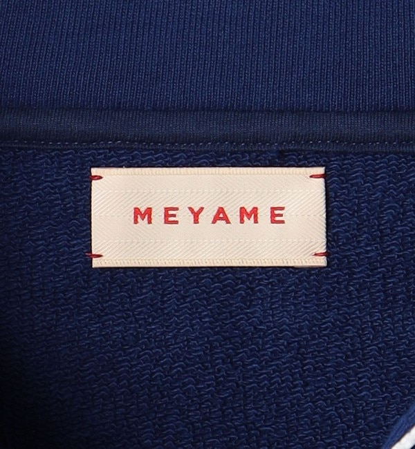 別注】＜MEYAME×green label relaxing＞ハーフジップ スウェット プル