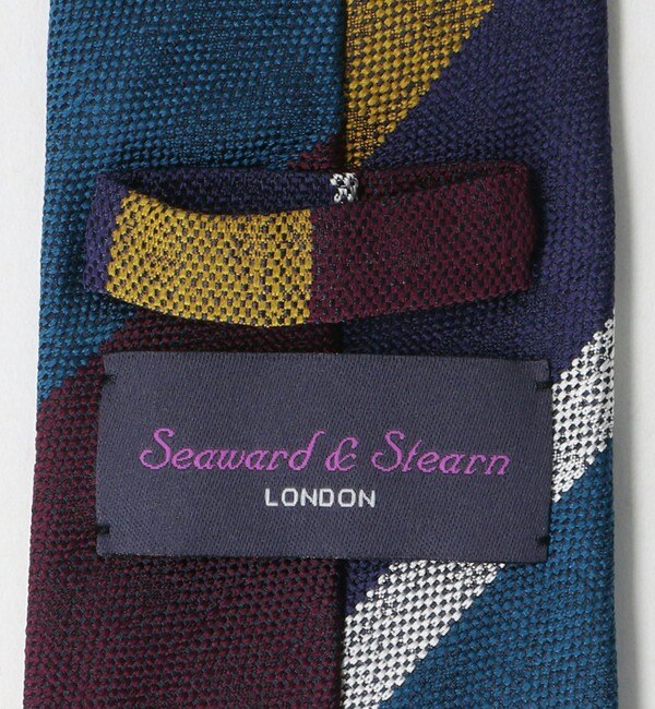 ＜Seaward & Stearn＞8.0cm ストライプ3 ネクタイ