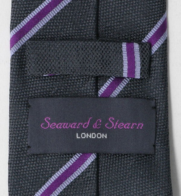 Seaward & Stearn＞8.0cm ストライプ4 ネクタイ-