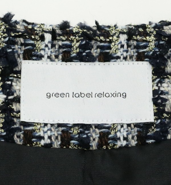 size SHORTあり］ツイード ベスト|green label relaxing(グリーン