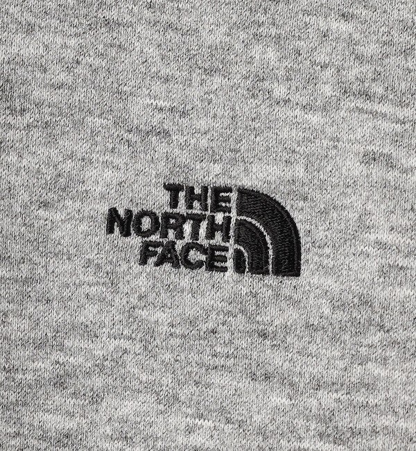 THE NORTH FACE＞スモールロゴ ヘザー スウェット フーディ|green