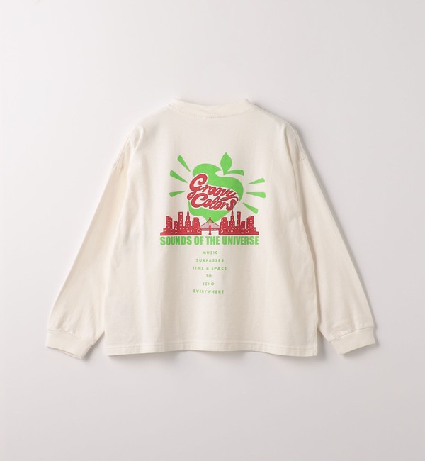 GROOVY COLORS＞TJ APPLE ワイド ロングTシャツ 130cm|green label