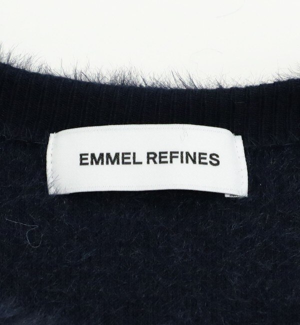 EMMEL REFINES＞EM フェザーヤーン セッケツ カーディガン|green label