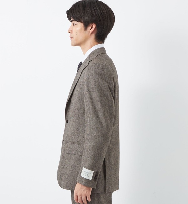 GLR CLOTH サキソニー 柄 3B HC/HXD スーツジャケット|green label