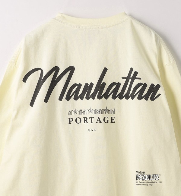 WEB限定】＜Manhattan Portage＞ピーナッツ ロングスリーブ Tシャツ