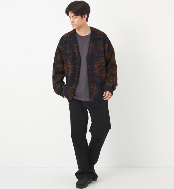 PENDLETON＞ジャカード Vネック カーディガン|green label relaxing