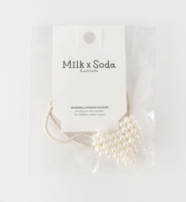 Milk&Soda＞ フェイクパール モチーフ ヘアゴム|green label relaxing 