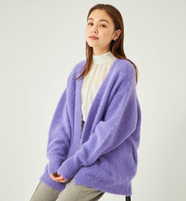 argue⭐︎WOOL CABLE WIDE KNIT カーディガン　ケーブル