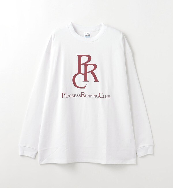 Progress Running Club＞PRC バッジ ロゴ ロングスリーブ Tシャツ