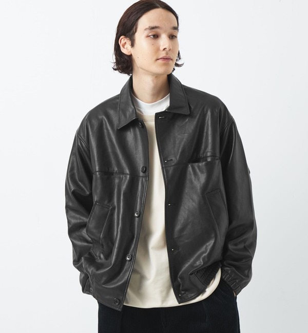 Morley フェイクレザー ブルゾン|green label relaxing(グリーンレーベルリラクシング)の通販｜アイルミネ