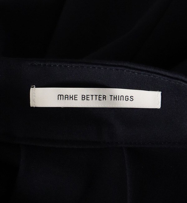 MAKE BETTER THINGS＞コラボ タック フレア スカート|green label