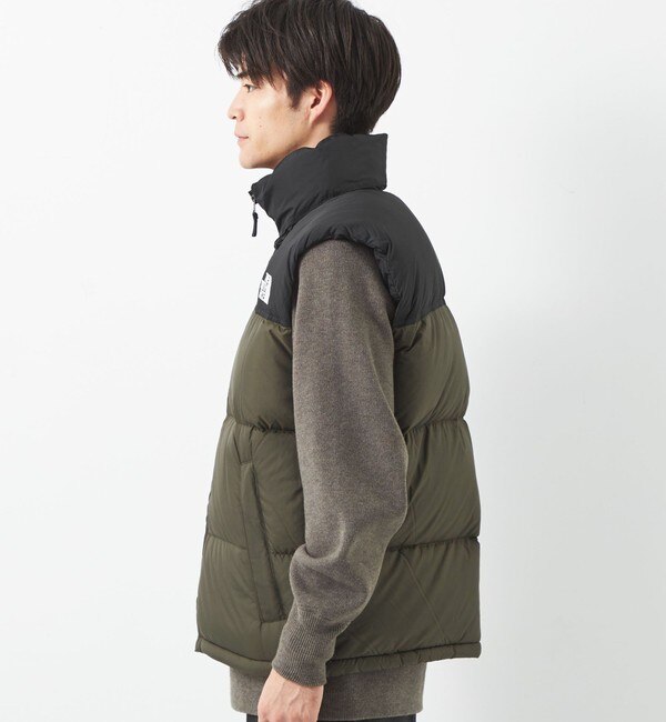 THE NORTH FACE＞ヌプシベスト ダウンベスト -撥水・静電ケア-|green