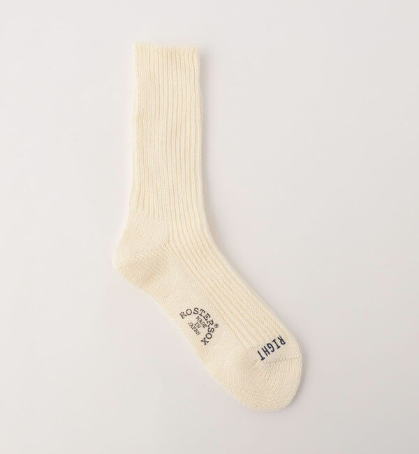 別注】＜ROSTER SOX＞リブ カラーソックス / 靴下|green label