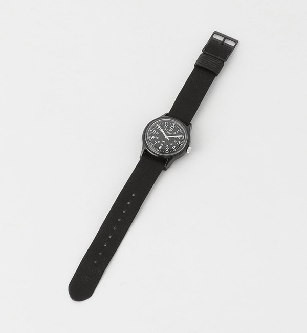 【グリーンレーベルリラクシング】オリジナルキャンパー アナログウォッチ 腕時計 Black Free