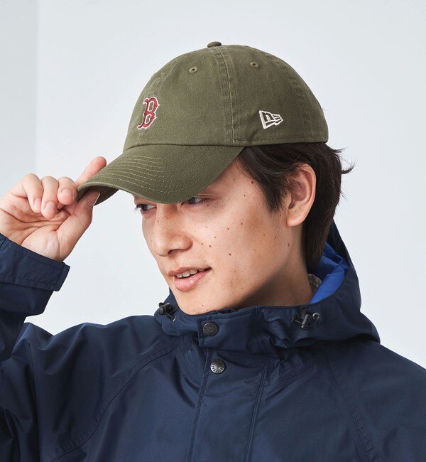 NEW ERA＞カジュアルクラシック ミッドロゴ MLB キャップ|green label