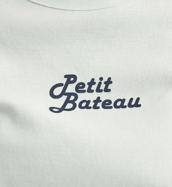 【別注】＜PETIT BATEAU＞フロント プリント ショートスリーブ Tシャツ