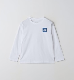 ＜THE NORTH FACE＞ロングスリーブ スモールスクエア ロゴTシャツ / キッズ  110cm-130cm