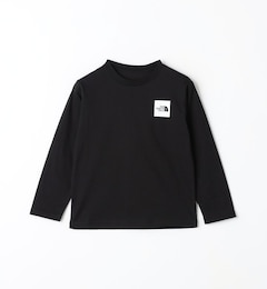 ＜THE NORTH FACE＞ロングスリーブ スモールスクエア ロゴTシャツ / キッズ  110cm-130cm