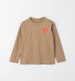 ＜THE NORTH FACE＞ロングスリーブ スモールスクエア ロゴTシャツ / キッズ  110cm-130cm