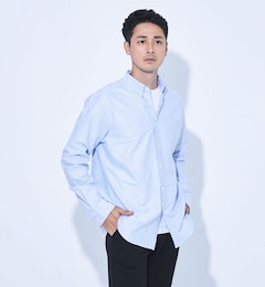 【WEB限定】JUST fit ボタンダウン オックスフォード 長袖 シャツ