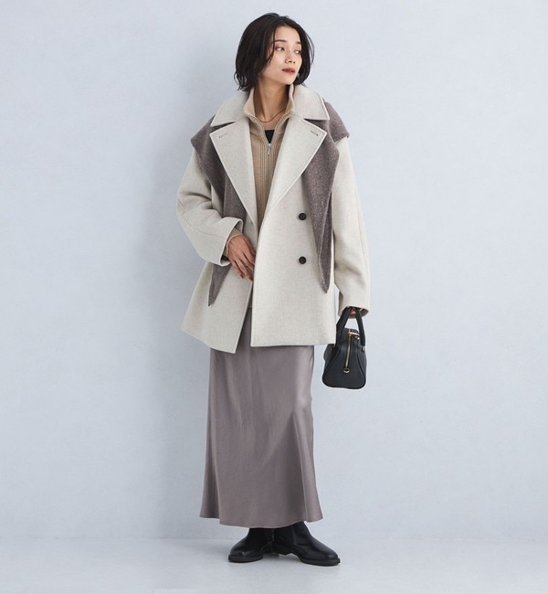 whitely and green ショップ ピーコート