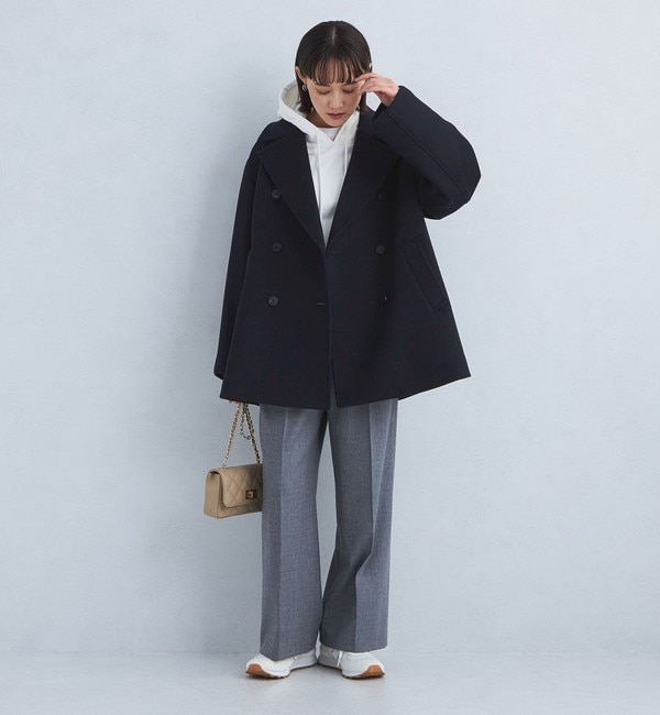 whitely and green ショップ ピーコート