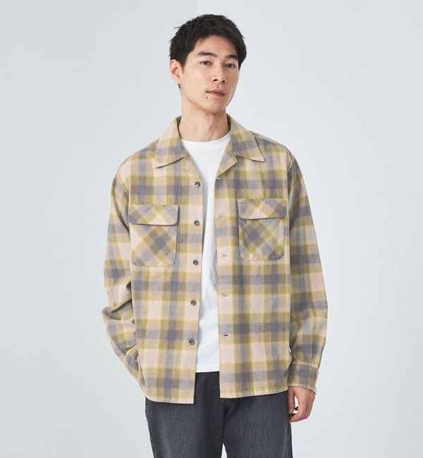 【別注】＜PENDLETON＞GLR チェック オープンカラー シャツ