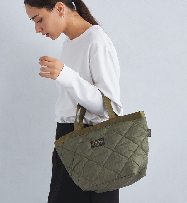 ＜PENDLETON＞キルティング トートバッグ