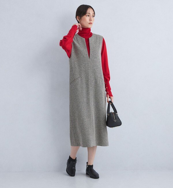 size SHORT/TALLあり］パウダー フレア ジャンパー スカート