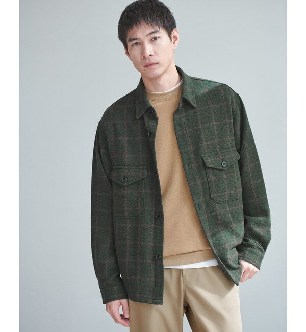 MITSUEED シャツジャケット|green label relaxing(グリーンレーベルリラクシング)の通販｜アイルミネ