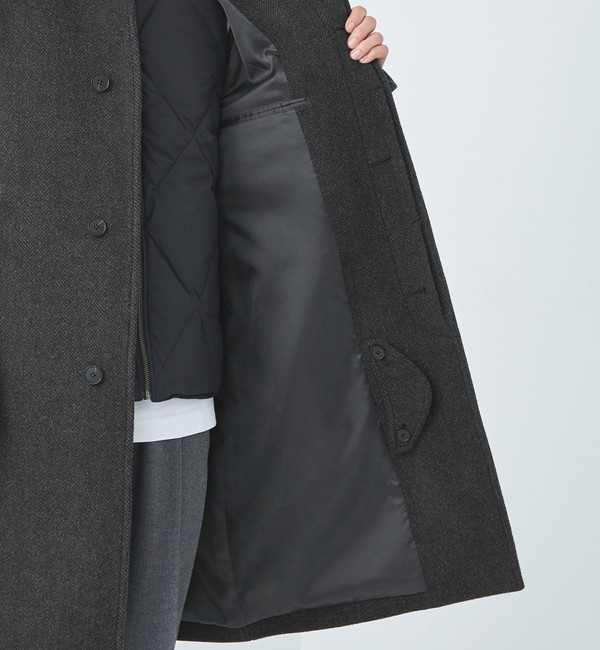 SENTDALE WOOL ステンカラーコート|green label relaxing