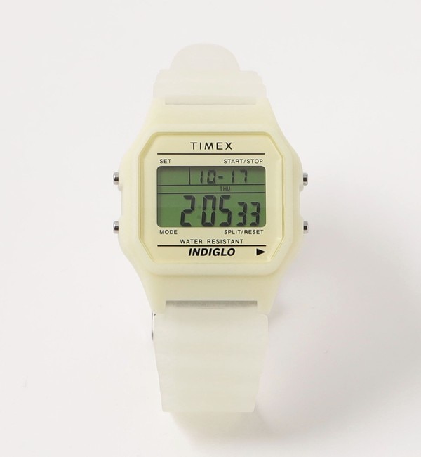 モテ系ファッションメンズ|【グリーンレーベルリラクシング/green label relaxing】 ＜TIMEX＞TIMEX80 GLOW IN THE DARK 腕時計 デジタルウォッチ