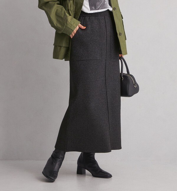 green label relaxing（グリーンレーベルリラクシング）の「◇GB ラメTWD N/CL ジャケット-S◇（ノーカラージャケット）」  - WEAR