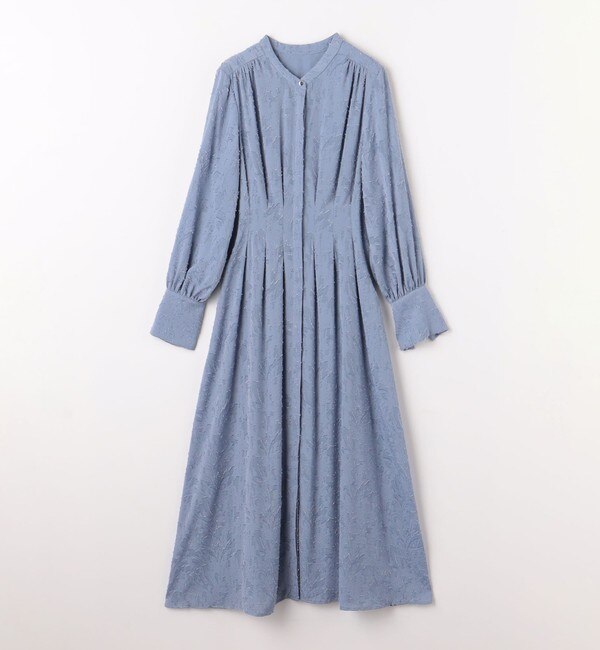 green label relaxing（グリーンレーベルリラクシング）の「GB ジャカード サック バック オープン ワンピース（ワンピース）」 -  WEAR