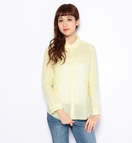 【MORE6月号掲載】BYBC FLAX DYE リネンレギュラーシャツ