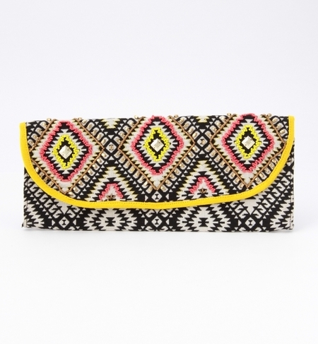 BYSF Swaraj ビーズクラッチバッグ