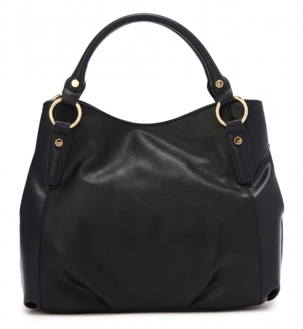 BYTF フェイクレザー2トーン2WAYトート