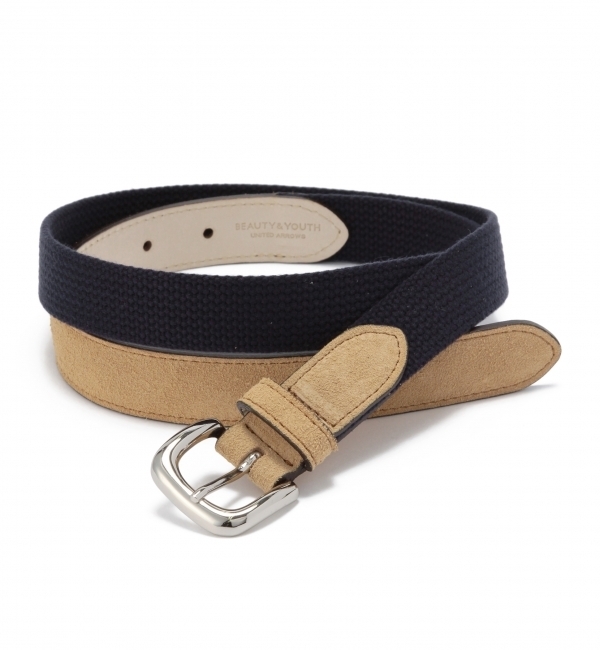 BY スエード テープ ナロー ベルト