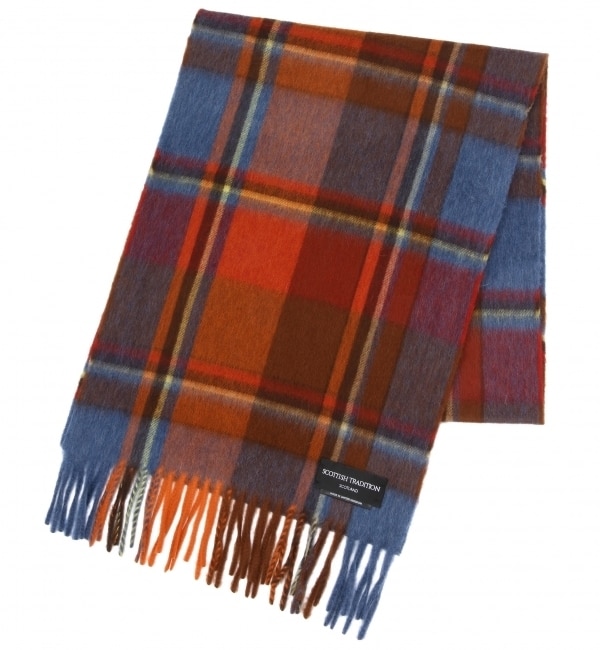 ＜SCOTTISH TRADITION＞ CHK MUFF14FW/マフラー