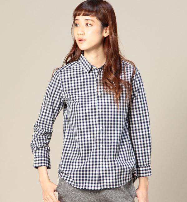 BYBC コットンギンガムレギュラーシャツ