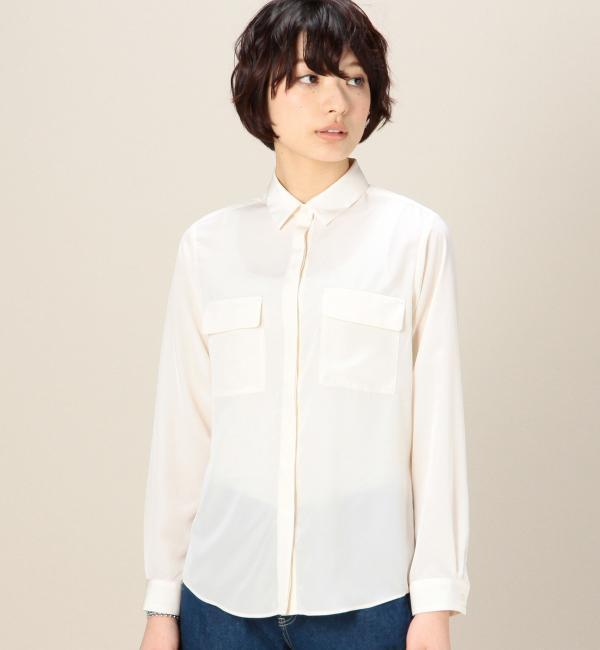 【ビューティアンドユース ユナイテッドアローズ/BEAUTY＆YOUTH UNITED ARROWS】 BYTF デシンポケットブラウス [送料無料]