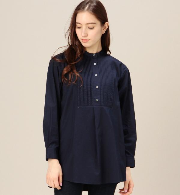 【ビューティアンドユース ユナイテッドアローズ/BEAUTY＆YOUTH UNITED ARROWS】 BYBC コットンピンタック スタンドチュニック [送料無料]