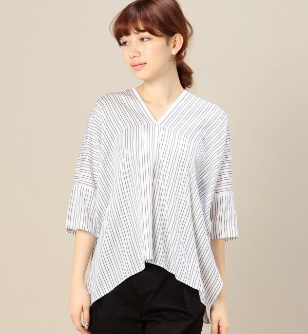 【ビューティアンドユース ユナイテッドアローズ/BEAUTY＆YOUTH UNITED ARROWS】 BYBC コットンストライプポンチョ [送料無料]