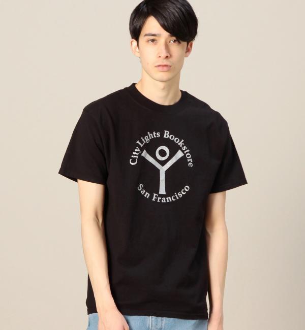 【ビューティアンドユース ユナイテッドアローズ/BEAUTY＆YOUTH UNITED ARROWS】 ＜CITY LIGHTS BOOK STORE＞ LOGO TEE/Tシャツ [送料無料]