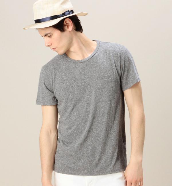 ＜Freeseam＞ CN 1POC SSL GRY/Tシャツ