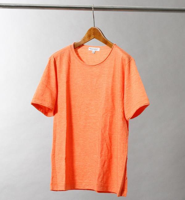 【ビューティアンドユース ユナイテッドアローズ/BEAUTY＆YOUTH UNITED ARROWS】 BY フェード スラブ ロール Tシャツ [送料無料]