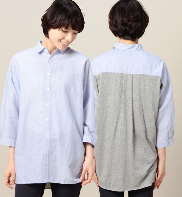 【ビューティアンドユース ユナイテッドアローズ/BEAUTY＆YOUTH UNITED ARROWS】 BYBC コットンリネンコンビビッグシャツ 2 [送料無料]