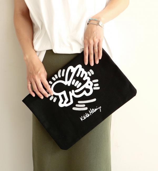 BY Keith Haring別注 キャンバスクラッチ