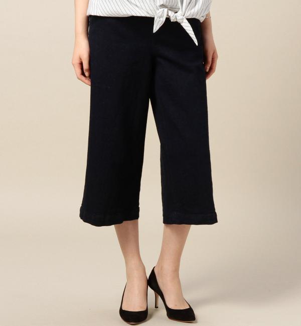 【ビューティアンドユース ユナイテッドアローズ/BEAUTY＆YOUTH UNITED ARROWS】 BY デニムクロップド９分丈ガウチョパンツ [送料無料]